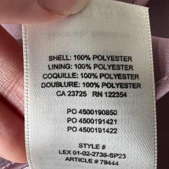 Babaton Womens Dusty Pink Cowlneck Camisole Slinky '90s Cowl Extra Small - Picture 9 of 11